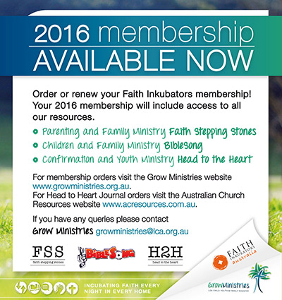 Faith Inkubators 2016 Membership Form